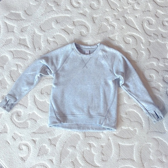 Girls Athleta Fleece-Lined Crew Sweatshirt - Picture 1 of 5